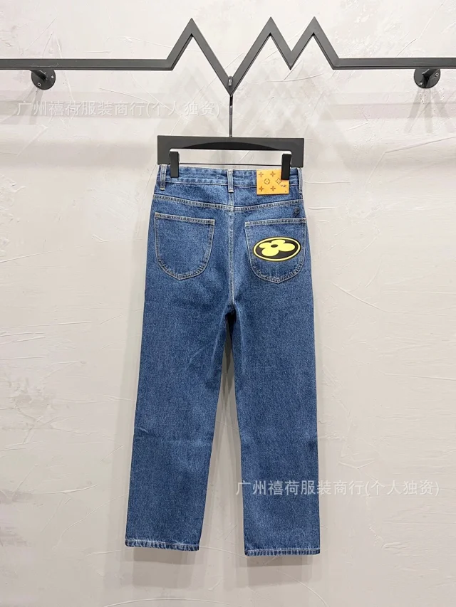 Louis Vuitton Jeans Straight-Leg Graphic Patch product detail image 15