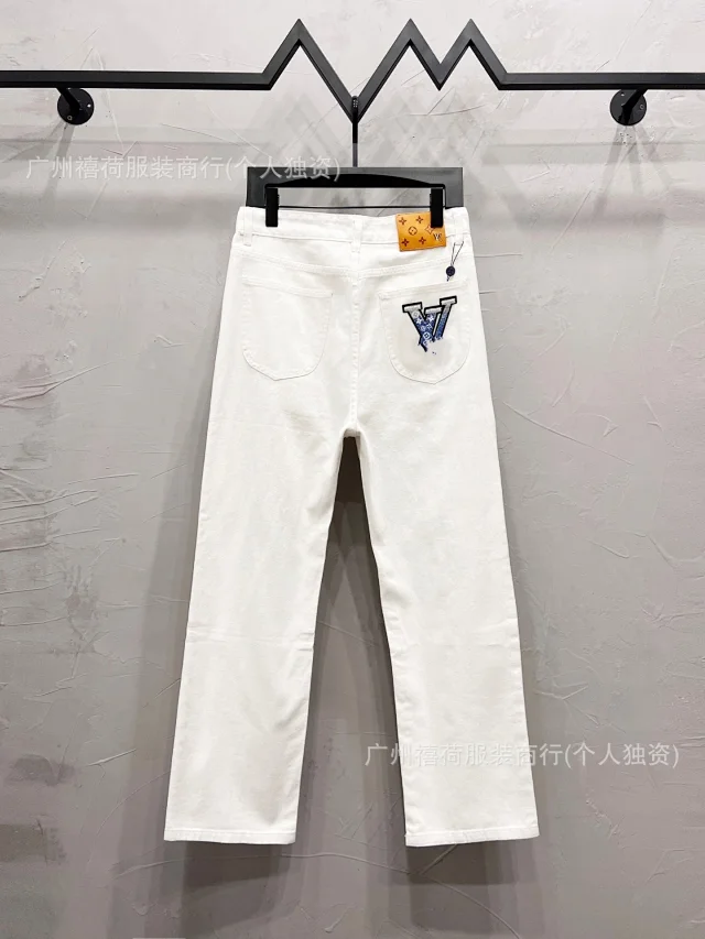 Louis Vuitton Jeans Straight-Leg Graphic Patch product detail image 21