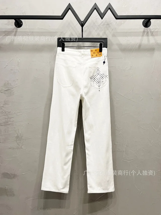 Louis Vuitton Jeans Straight-Leg Graphic Patch product detail image 25