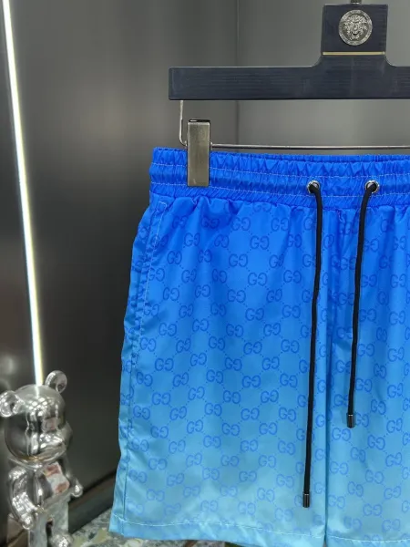 Gucci GG Monogram Print Swim Shorts Lime Green - 72