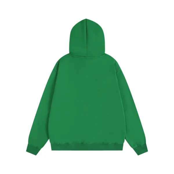 Design Graphic Sweatpants Green with Yellow Script Print - 14