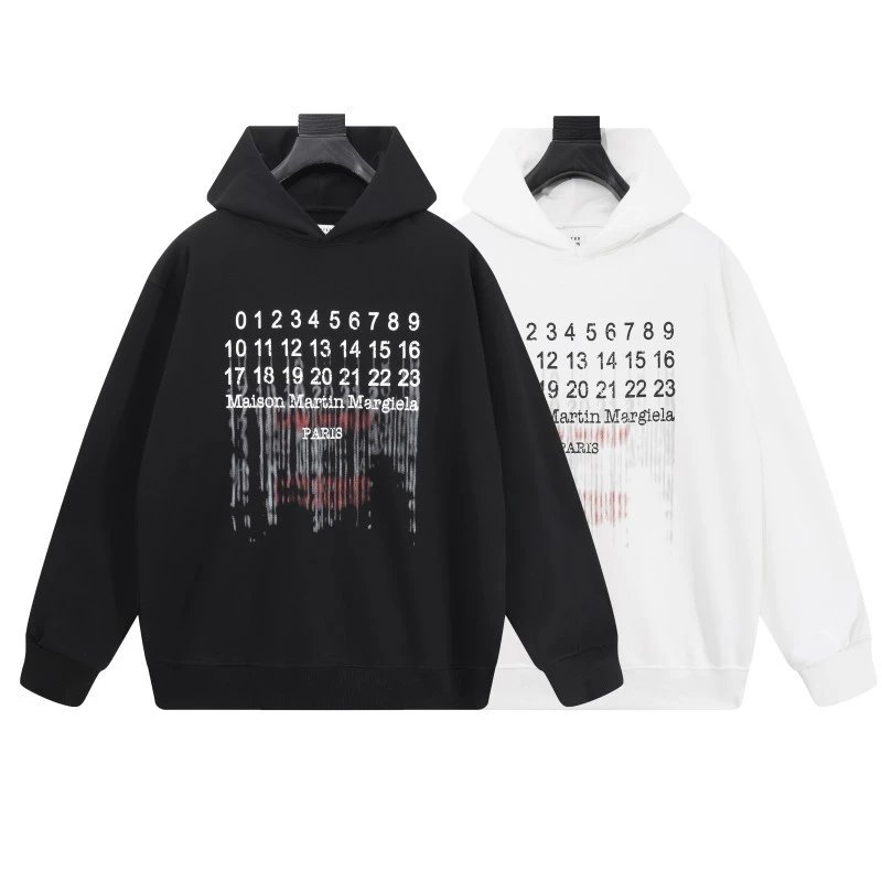 Maison Margiela Hoodies & Sweatshirts Number Graphic Logo Hoodie image 2