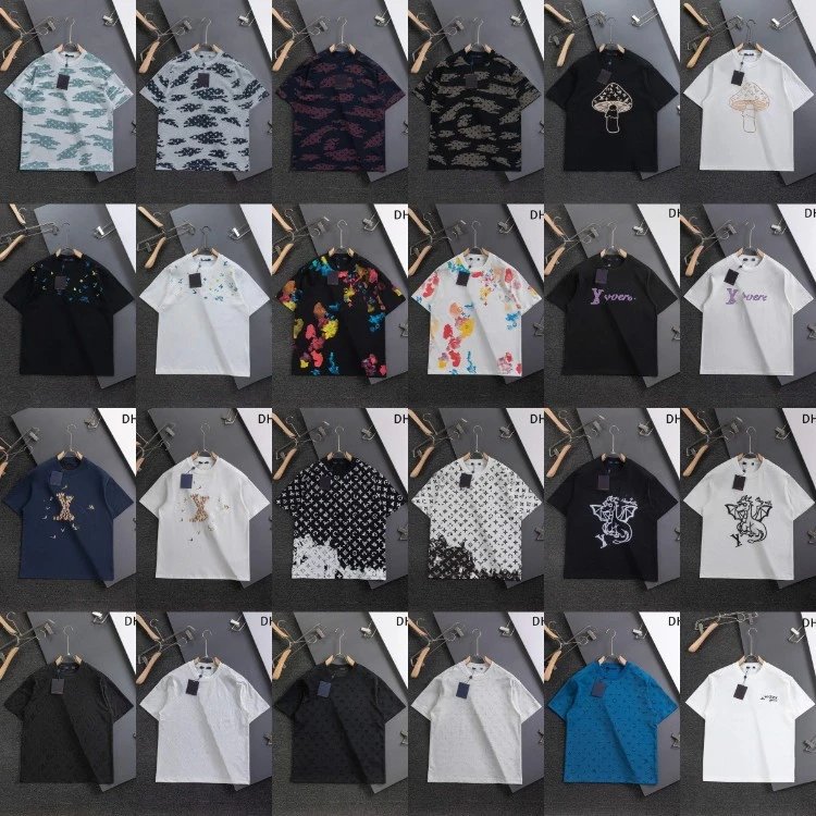 Graphic Print T-Shirt Multi Color Casual Tee