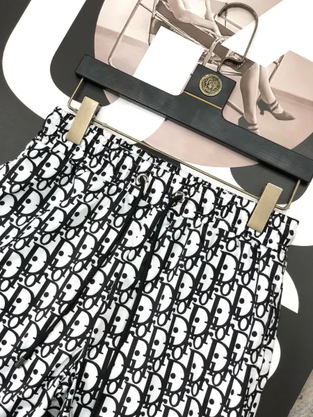 Dior Oblique Print Blue and White Shorts - 15