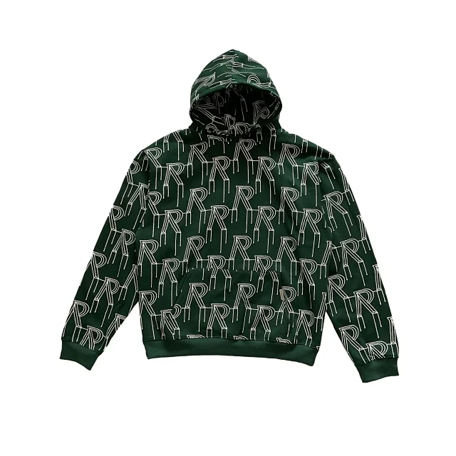 Represent Hoodies & Sweatshirts All-Over R Logo Print Pullover Hoodie product detail image 9
