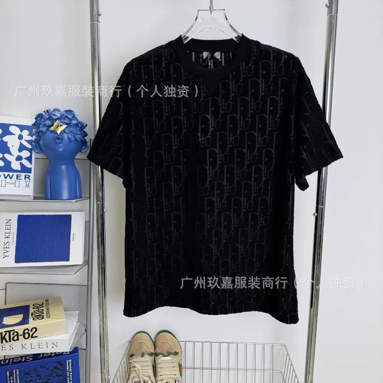 19迪家CD字母暗纹提花