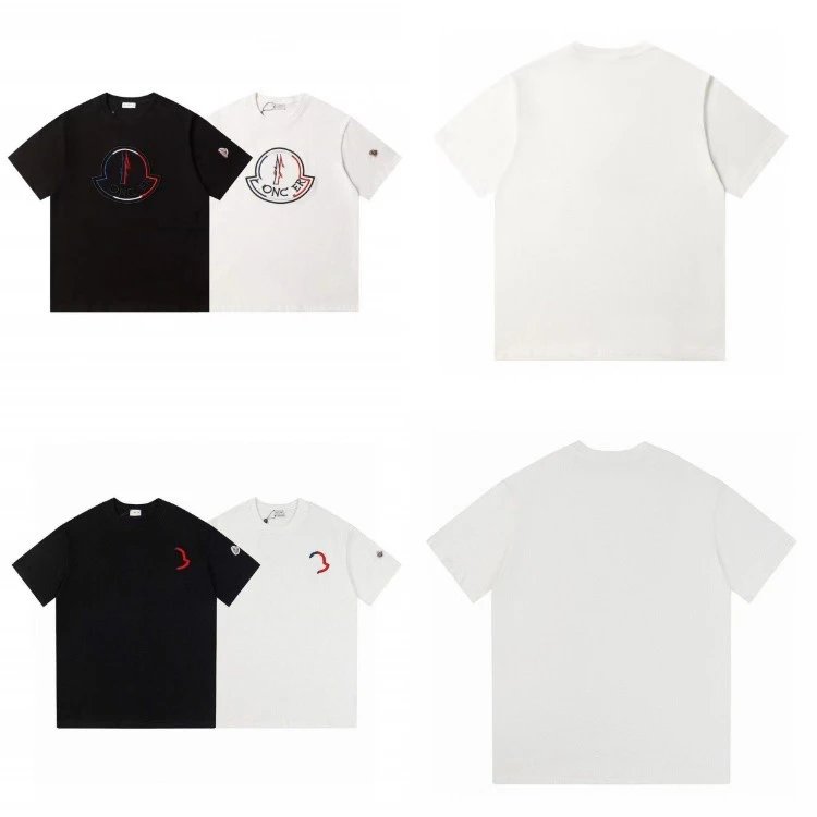 Moncler T-Shirts Logo Print Crewneck Short-Sleeve T-Shirt image 2