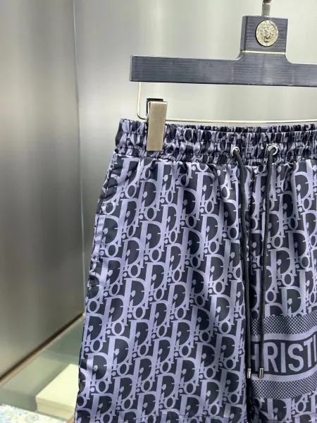 Dior Oblique Print Swim Shorts White / Black - 26