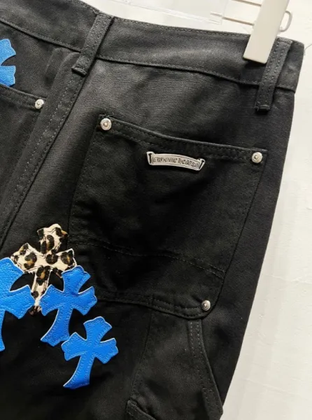 Chrome Hearts Cross-Embroidered Cargo Pants Gray - 8