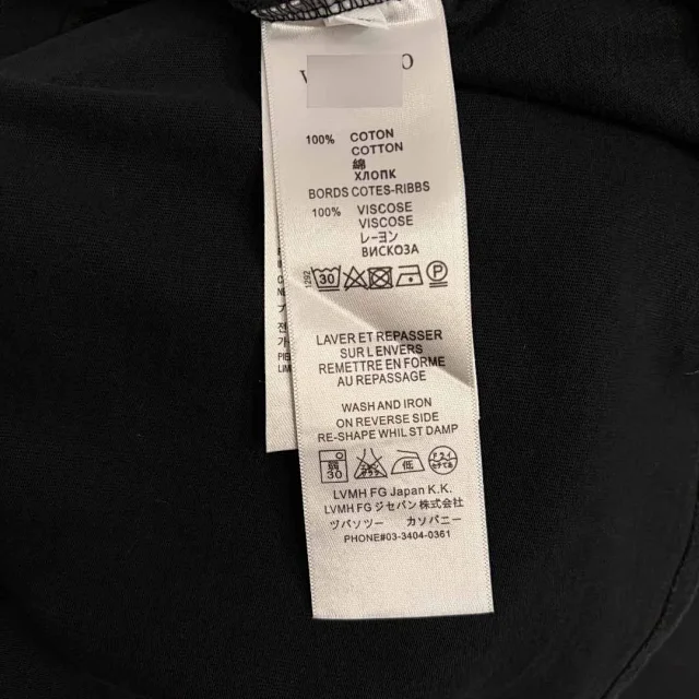 Valentino T-Shirts Short-Sleeve Letter-Print T-Shirt product detail image 10