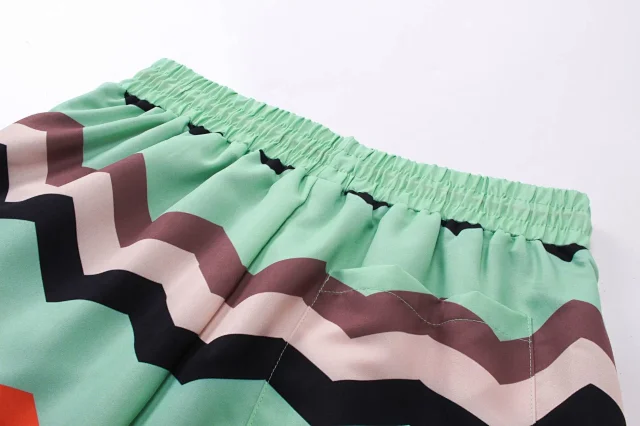Rhude Shorts Zigzag Stripe Drawstring product detail image 17