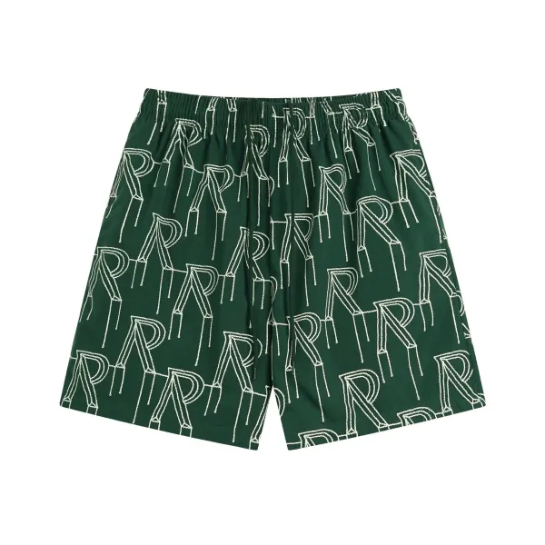Prada Logo Print Swim Shorts Black - 9