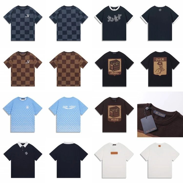 Louis Vuitton Knitwear Short-Sleeve Intarsia Jacquard Knit Top image 2