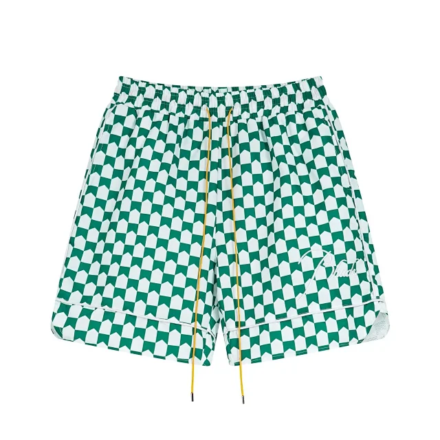 Rhude Shorts Checkerboard Drawstring product detail image 7