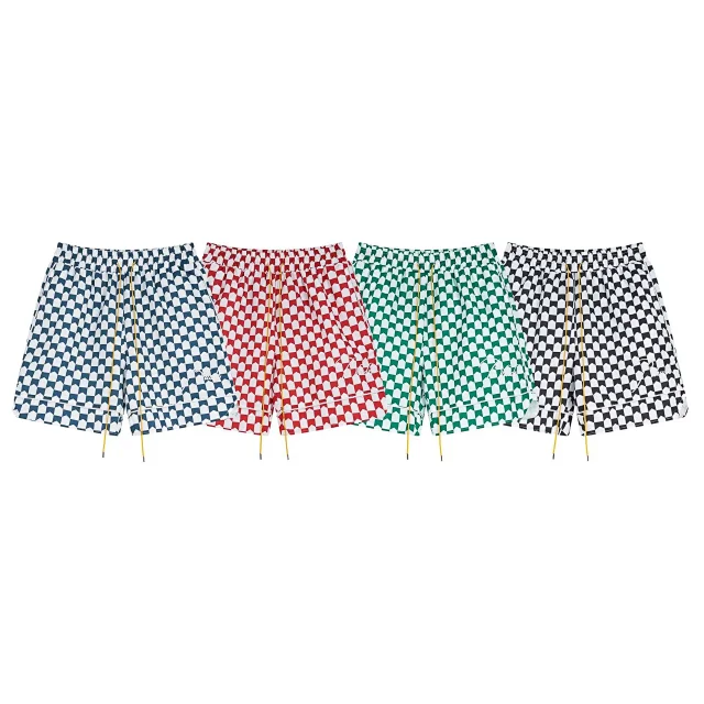 Rhude Shorts Checkerboard Drawstring product detail image 2