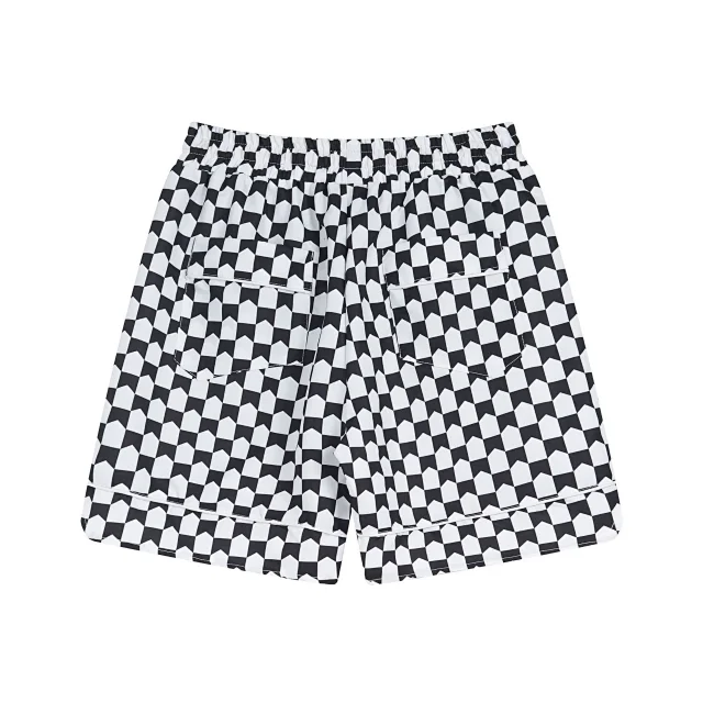 Rhude Shorts Checkerboard Drawstring product detail image 10