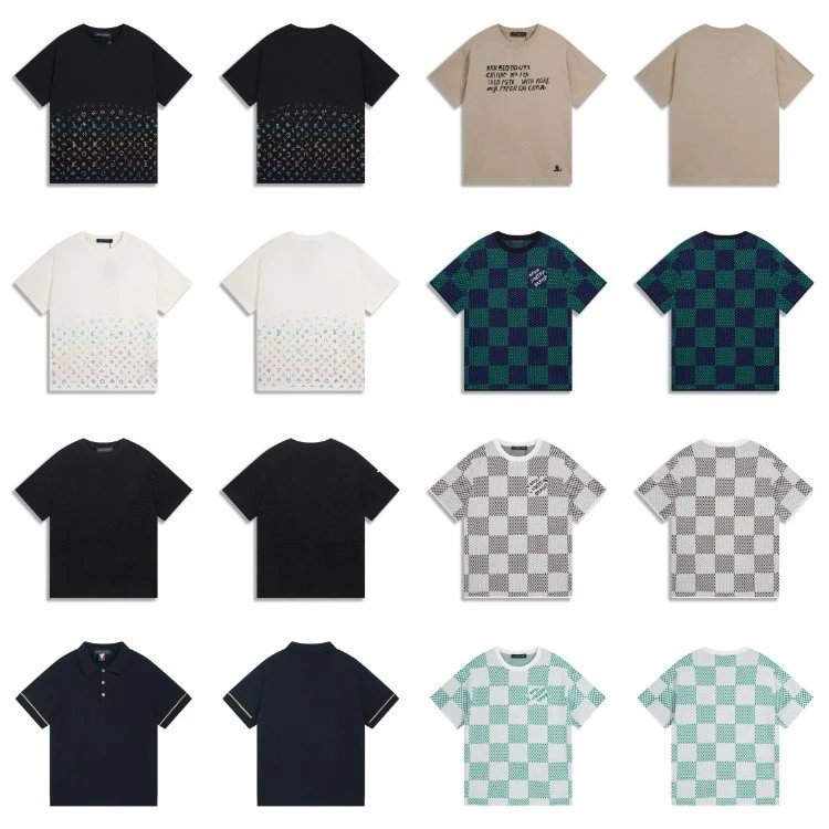 Louis Vuitton Knitwear Short-Sleeve Intarsia Jacquard Knit Top image 3