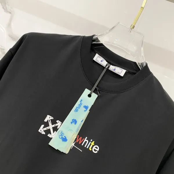 Off-White Arrow Logo T-Shirt Olive Green T-Shirt - 26