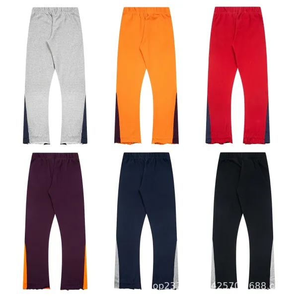 Gallery Dept Red Paint-Splatter Sweatpants with Tribal Star Motif - 4