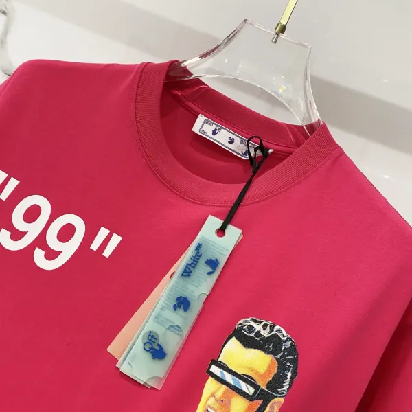 Off-White '99' Impressionism Graphic T-Shirt Black - 8
