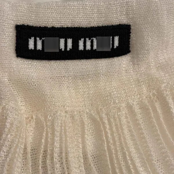 Design Tiered Pleated Skirt in Cream - 8
