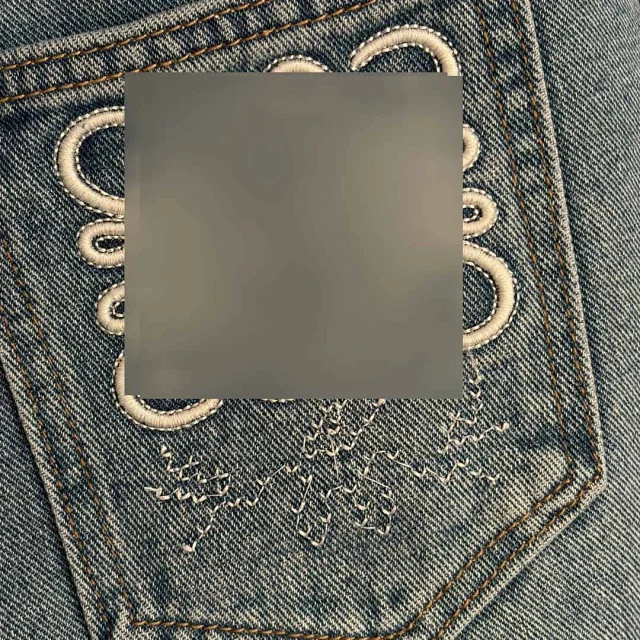Loewe Denim with embroidered Anagram pocket product detail image 10
