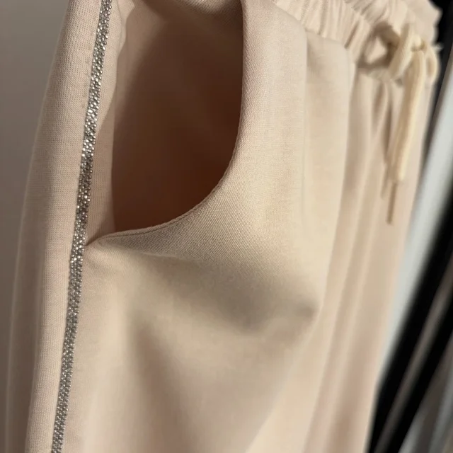 Unbranded Tracksuits Short-sleeve zip-up stand-collar set with contrast trim product detail image 7