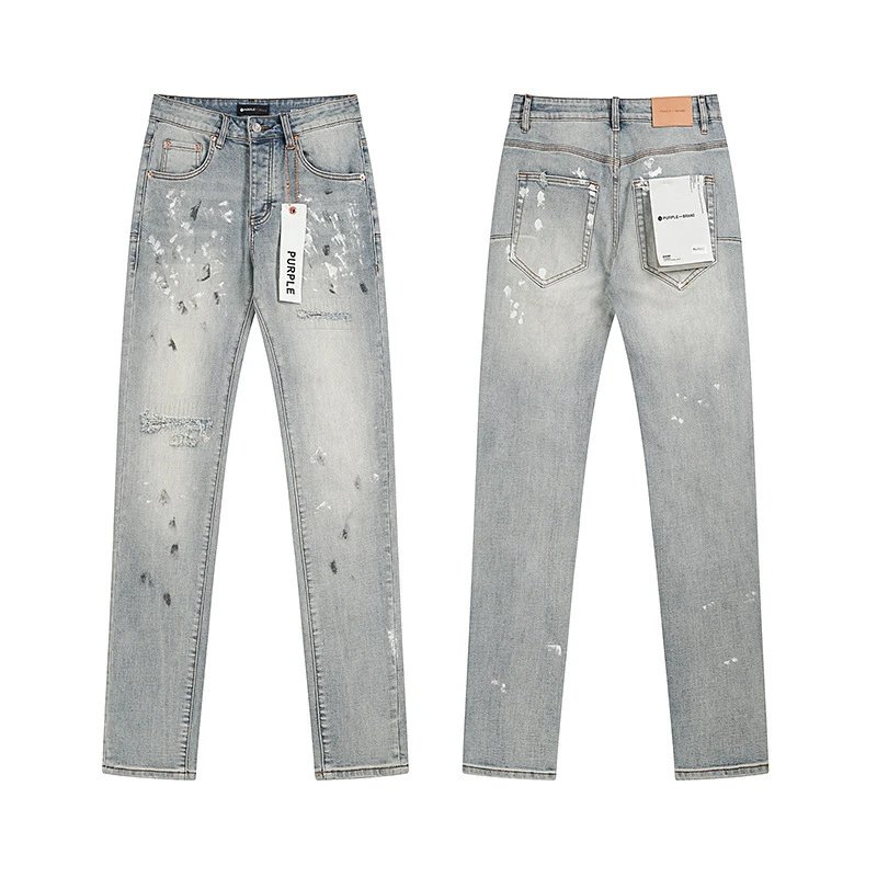 Purple Brand Jeans Printed and distressed denim — PU7022