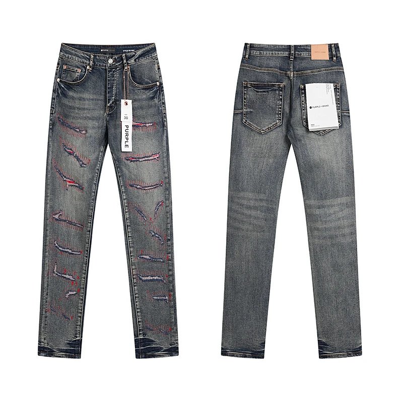 Purple Brand Jeans Printed and distressed denim — PU7005