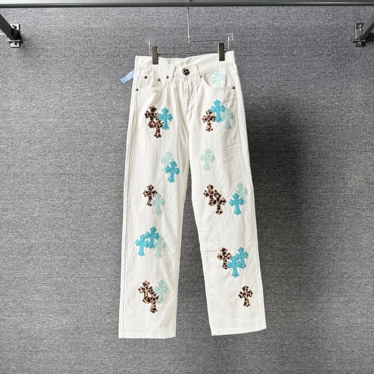 Unbranded Jeans Cross Patch Straight-Leg image 2