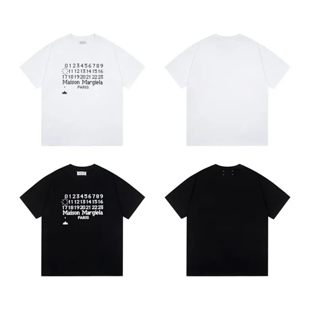 Maison Margiela Multiple graphic T-shirt designs product detail image 37