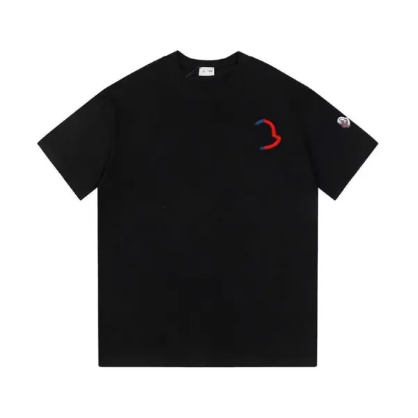 Moncler Logo Print White T-Shirt - 11