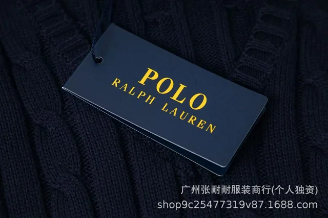 Polo Ralph Lauren Knitwear Cable-Knit V-Neck Pullover product detail image 8
