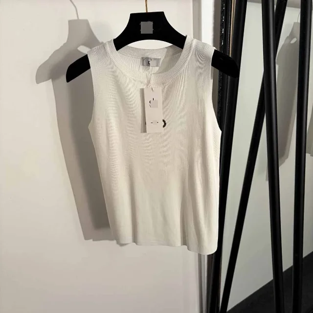 Unbranded Knitwear Sleeveless Rib-Knit Crewneck Top product detail image 2