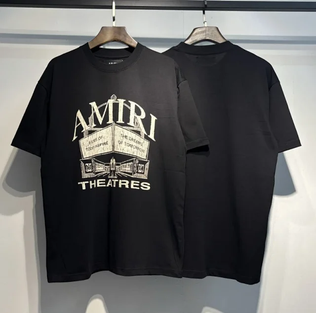 AMIRI T-Shirts Graphic Logo Short-Sleeve T-Shirt product detail image 35