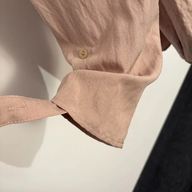 Loro Piana Matching Sets Embroidered long-sleeve collared shirt and drawstring trousers set product detail image 8