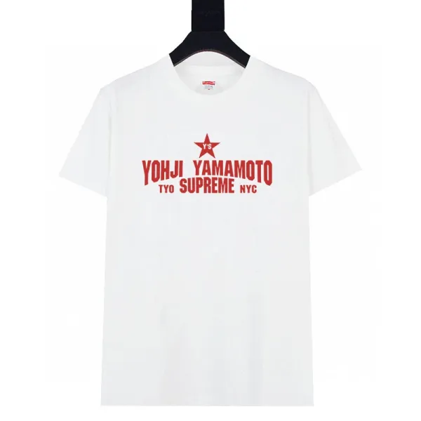 Supreme x Yohji Yamamoto Y's Logo White T-Shirt - 1