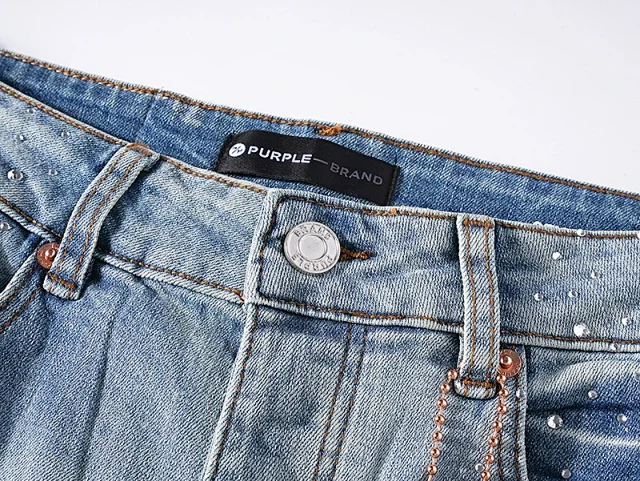 Purple Brand Jeans Printed and distressed denim product detail image 9
