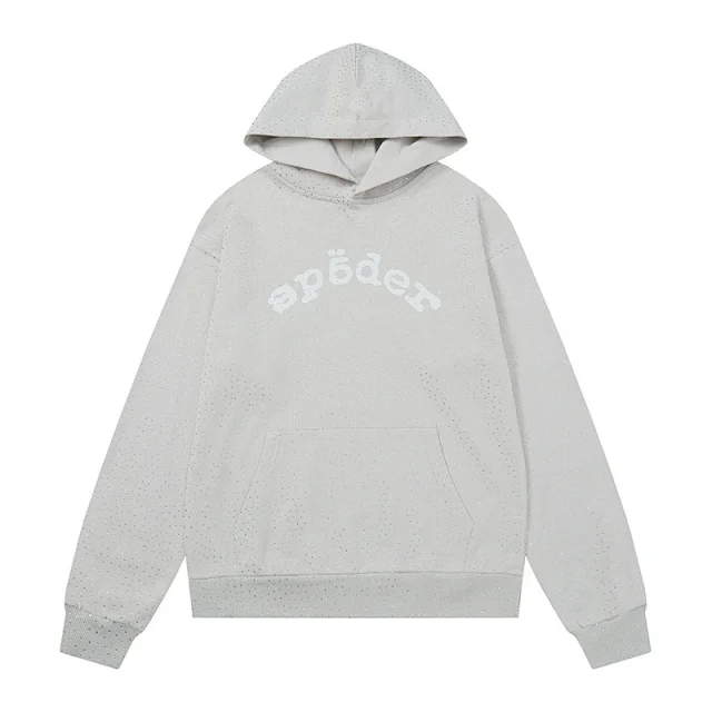 Spöder Hoodies & Sweatshirts Rhinestone Logo Pullover Hoodie product detail image 9