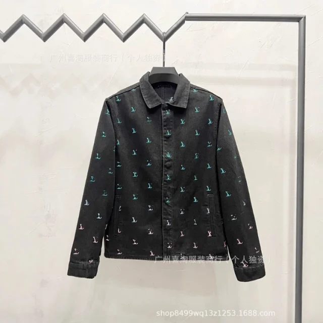 Louis Vuitton Matching Sets Monogram Denim Jacket and Jeans Set product detail image 11
