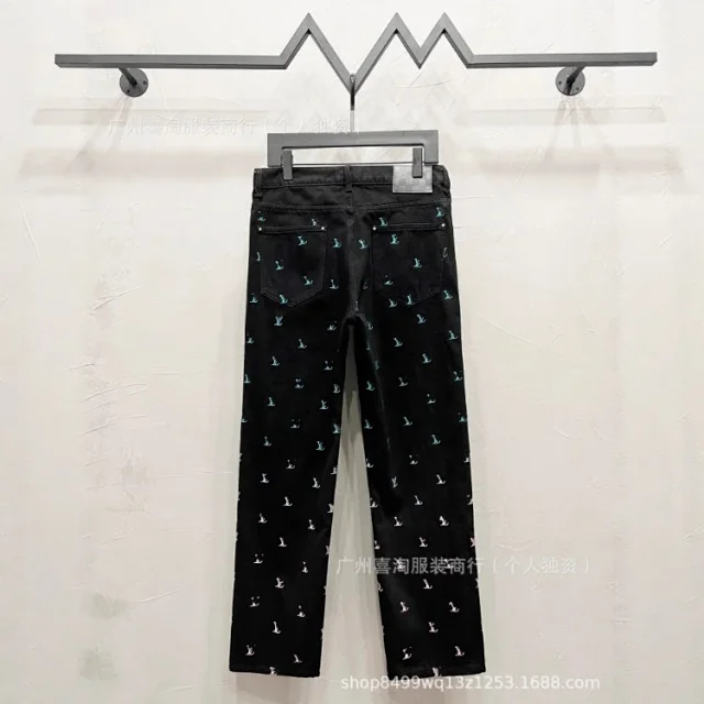 Louis Vuitton Matching Sets Monogram Denim Jacket and Jeans Set product detail image 14