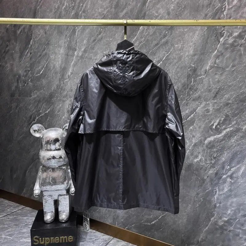 Chrome Hearts Jackets Hooded cross-patch nylon jacket image 2