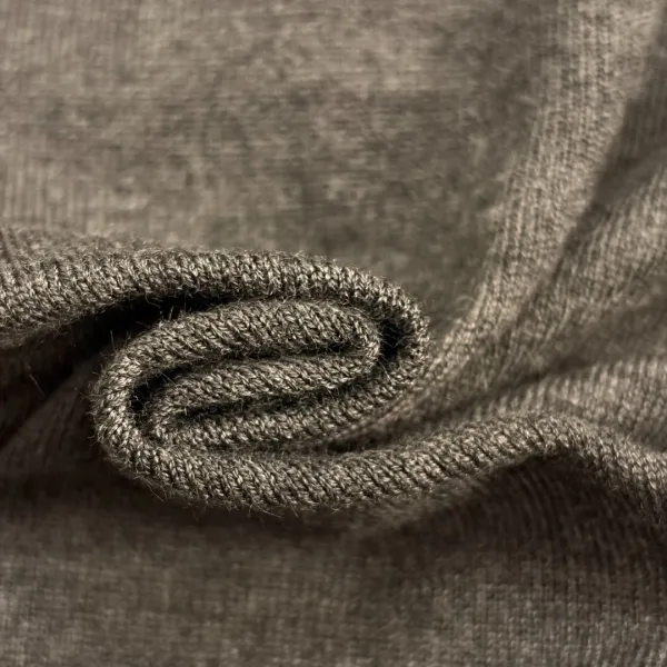 Miu Miu Knit Polo Shirt in Charcoal Gray with Contrast Trim - 10