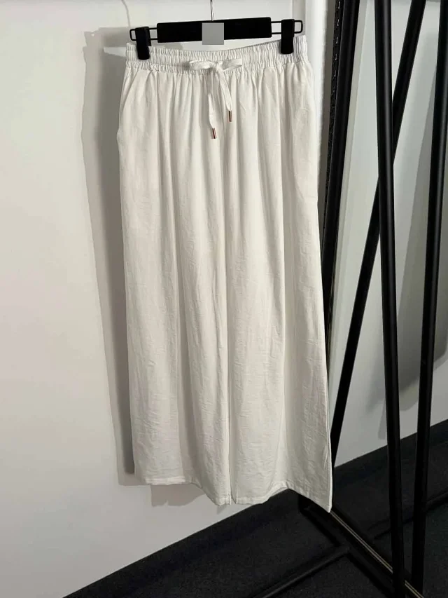 Unbranded Matching Sets Short-Sleeve Zip Shirt and Wide-Leg Trousers Set product detail image 5