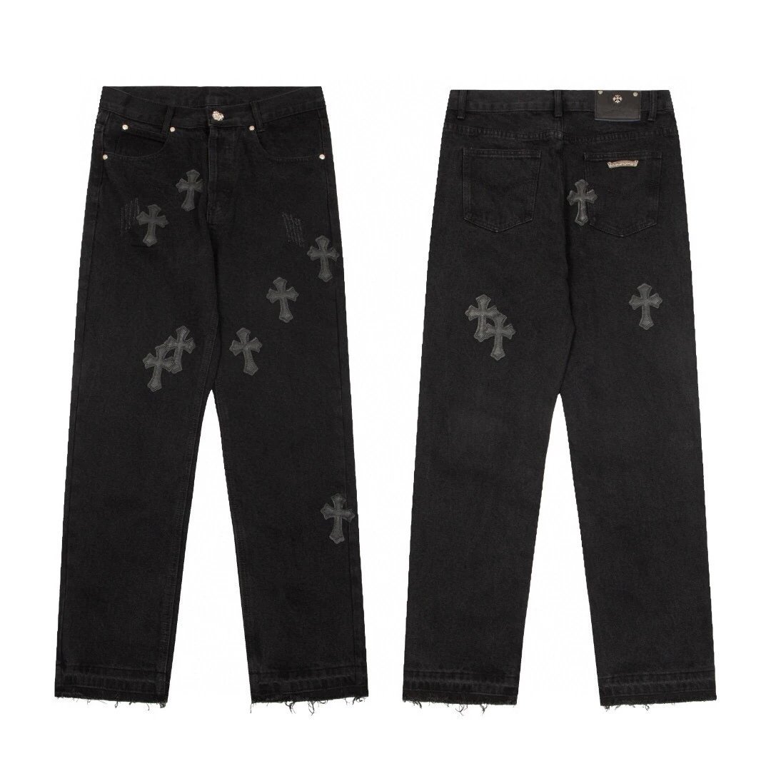 Chrome Hearts Jeans Cross Patch — KE915