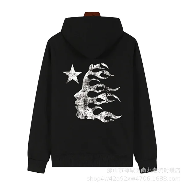 Hellstar Hoodies & Sweatshirts Graphic Print Pullover Hoodie product detail image 11