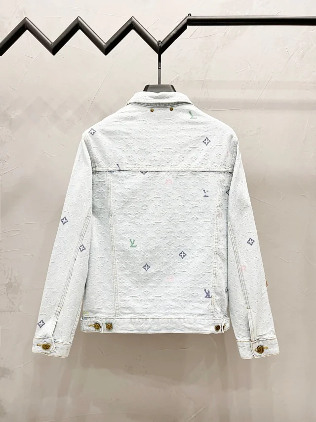 Unbranded Jeans Distressed monogram-pattern denim product detail image 20