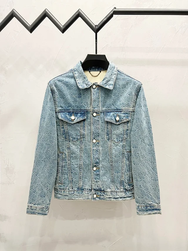 Unbranded Jeans Distressed monogram-pattern denim product detail image 23
