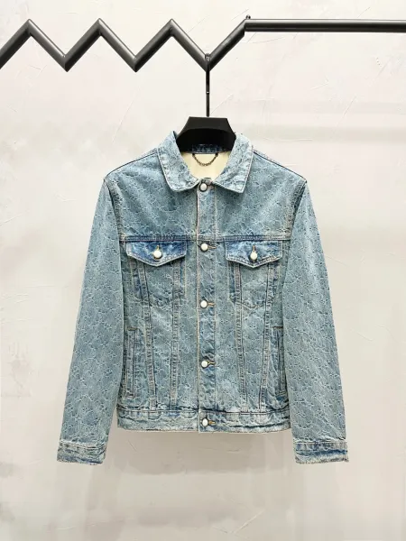 Design Checkerboard Washed Denim Jeans - 24