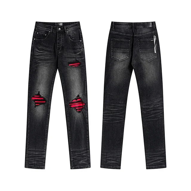 Purple Brand Jeans Printed and distressed denim product detail image 31